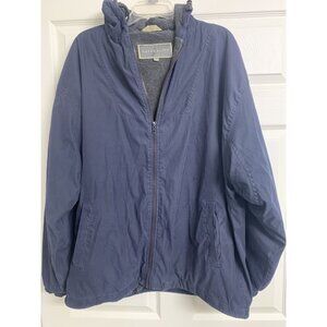 NaturalLife Hooded Jacket Size XL Lined Full Zip Front